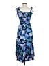 J.Crew Tropical Blue Cocktail Dress Size M - photo 2