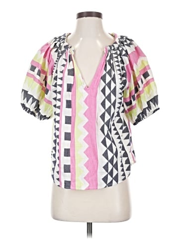 Velvet by Graham & Spencer Short Sleeve Blouse (view 1)