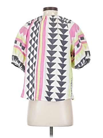 Velvet by Graham & Spencer Short Sleeve Blouse (view 2)
