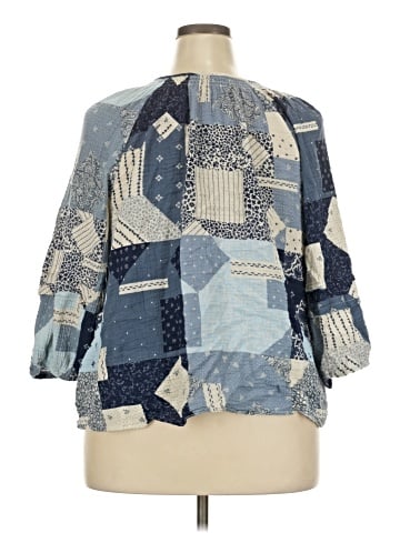 wonderly 3/4 Sleeve Blouse (view 2)