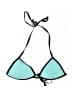 Triangl Color Block Teal Swimsuit Top Size 3X - photo 1