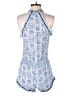 Letarte 100% Rayon Paisley Blue Romper Size XS - photo 2