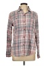 Chaps Plaid Pink Long Sleeve Button-Down Shirt Size L - photo 1