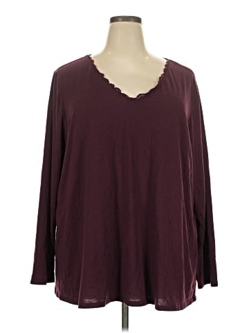 Lane Bryant Outlet Long Sleeve Top (view 1)