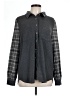 Doe & Rae Tweed Gray Long Sleeve Blouse Size L - photo 1