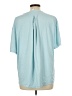 Xersion Solid Blue Short Sleeve T-Shirt Size L - photo 2