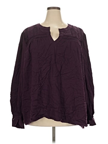 Lane Bryant Long Sleeve Blouse (view 1)
