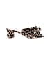 Loeffler Randall Animal Print Gold Sandals Size 5 1/2 - photo 1