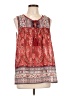 Knox Rose 100% Polyester Red Sleeveless Blouse Size L - photo 1