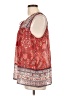 Knox Rose 100% Polyester Red Sleeveless Blouse Size L - photo 5