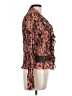 Allison Taylor 100% Polyester Brown Long Sleeve Blouse Size L - photo 4