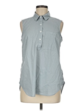 Eddie Bauer Sleeveless Button Down Shirt