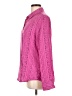 David Lerner 100% Polyester Tweed Pink Long Sleeve Blouse Size L - photo 5