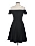Lucy Paris 100% Polyester Solid Black Cocktail Dress Size XS - photo 2