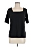 Life Style Black Short Sleeve Top Size M - photo 1