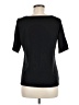 Life Style Black Short Sleeve Top Size M - photo 2