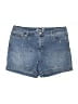 Seven7 Stars Blue Denim Shorts Size 16 - photo 1