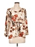 TanJay Ivory 3/4 Sleeve Blouse Size L - photo 1