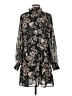 Elan 100% Polyester Paisley Black Casual Dress Size M - photo 2