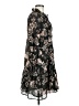 Elan 100% Polyester Paisley Black Casual Dress Size M - photo 4