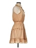Impressions 100% Polyester Tan Casual Dress Size M - photo 4