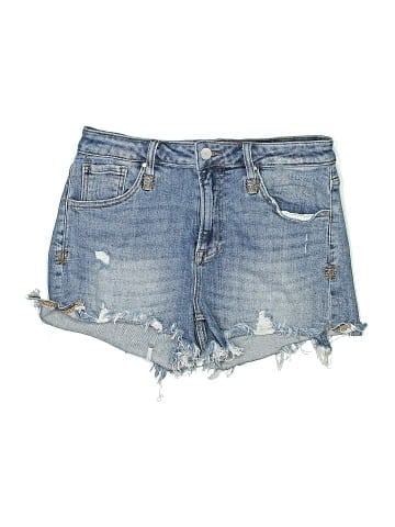 Risen Denim Shorts (view 1)