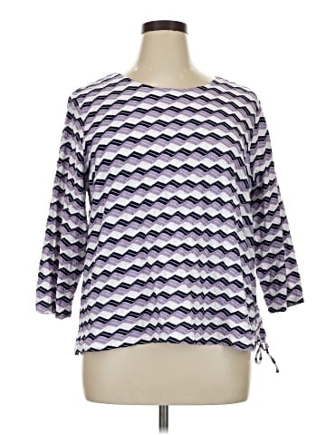 Alfred Dunner 3/4 Sleeve Top (view 1)