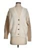 Madewell Checkered-gingham Solid Color Block Tan Cardigan Size XS - photo 1
