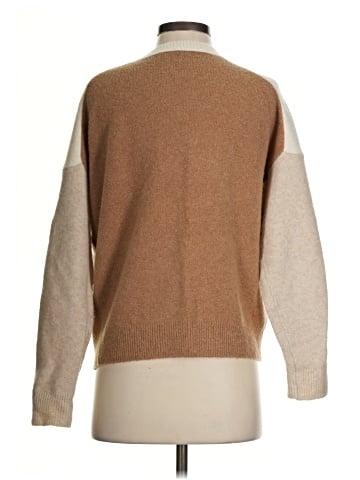 Madewell Short Kent Ex-Boyfriend Cardigan Sweater in Colorblock (view 2)