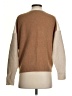 Madewell Checkered-gingham Solid Color Block Tan Cardigan Size XS - photo 2