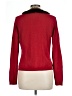 August Silk Red Silk Cardigan Size L - photo 2