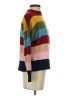 TSE Stripes Burgundy Turtleneck Sweater Size S - photo 4