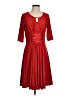 Marc Bouwer Solid Red Cocktail Dress Size S - photo 1