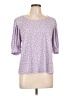 CeCe Purple 3/4 Sleeve Top Size L - photo 1