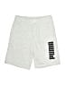 Puma Graphic Gray Athletic Shorts Size M (kids) - photo 1