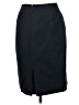 Semantiks Solid Black Casual Skirt Size 2 - photo 2