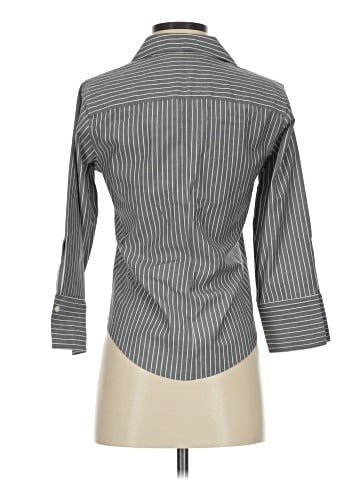 Petite Sophisticate 3/4 Sleeve Button-Down Shirt (view 2)