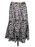 Bold Elements 100% Polyester Animal Print Silver Casual Skirt Size L - photo 2