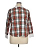 J.Crew 100% Cotton Plaid Red Long Sleeve Button-Down Shirt Size 14 - photo 1