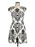 B. Darlin Graphic Ivory Cocktail Dress Size 11 - 12 - photo 1