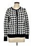 Merona 100% Cotton Houndstooth Black Cardigan Size L - photo 1
