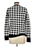 Merona 100% Cotton Houndstooth Black Cardigan Size L - photo 2