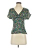 Odille Green Short Sleeve Blouse Size 0 - photo 1