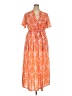 Assorted Brands 100% Polyester Tropical Orange Casual Dress Size 2X - photo 1