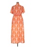 Assorted Brands 100% Polyester Tropical Orange Casual Dress Size 2X - photo 2
