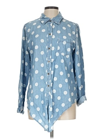 Seven7 Long Sleeve Button-Down Shirt (view 1)