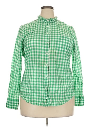 J.Crew Factory Store Long Sleeve Button-Down Shirt (view 1)