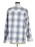 Jachs Girlfriend Plaid Blue Long Sleeve Button-Down Shirt Size M - photo 2