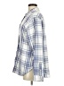 Jachs Girlfriend Plaid Blue Long Sleeve Button-Down Shirt Size M - photo 5