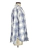 Jachs Girlfriend Plaid Blue Long Sleeve Button-Down Shirt Size M - photo 4